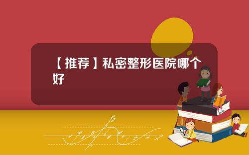 【推荐】私密整形医院哪个好