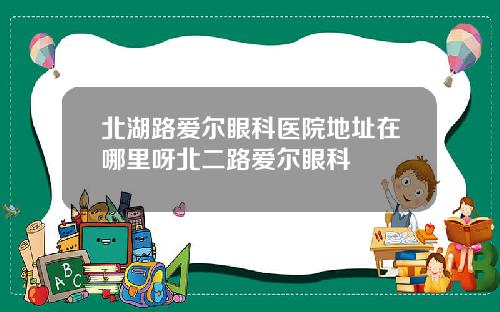 北湖路爱尔眼科医院地址在哪里呀北二路爱尔眼科