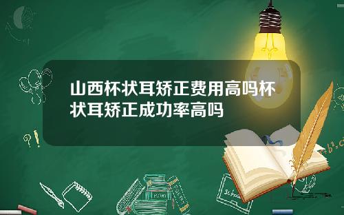 山西杯状耳矫正费用高吗杯状耳矫正成功率高吗