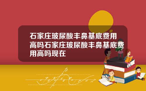 石家庄玻尿酸丰鼻基底费用高吗石家庄玻尿酸丰鼻基底费用高吗现在