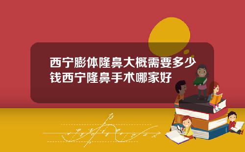 西宁膨体隆鼻大概需要多少钱西宁隆鼻手术哪家好