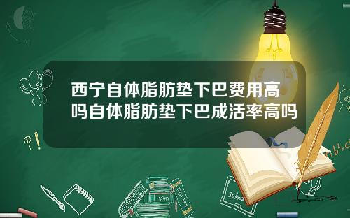 西宁自体脂肪垫下巴费用高吗自体脂肪垫下巴成活率高吗