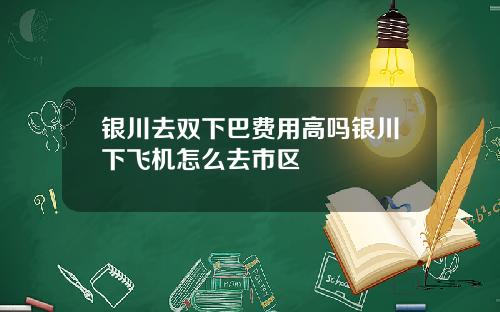 银川去双下巴费用高吗银川下飞机怎么去市区