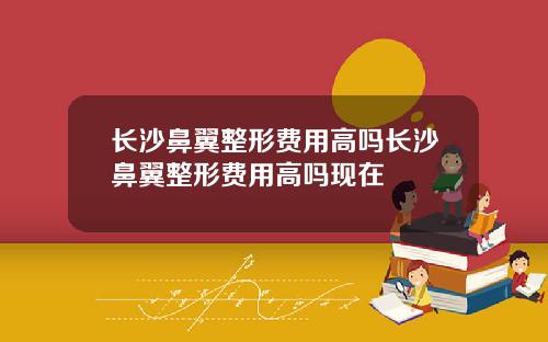 长沙鼻翼整形费用高吗长沙鼻翼整形费用高吗现在